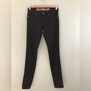 Express Jean Leggings- washed black. Size 2, Stella low rise